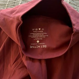 Set Active Sportbody leggings size small in canyon aka mauve color.